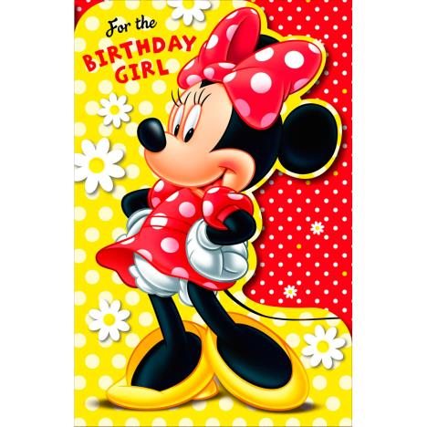 Birthday Girl Minnie Mouse Birthday Card (418992-0-1 ...