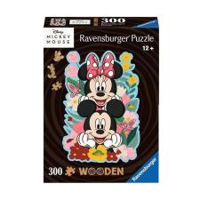 Mickey & Minnie Mouse Wooden 300pc Jigsaw Puzzle