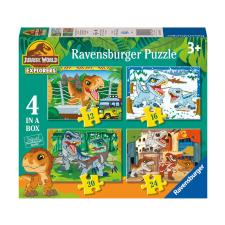 Jurassic World Explorers 4 in a Box Jigsaw Puzzles