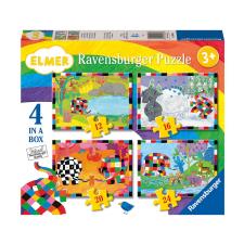 Elmer the Elephant 4 in a Box Jigsaw Puzzles