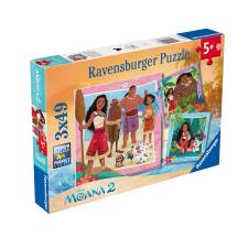 Disney Moana 2 3 x 49pc Jigsaw Puzzles