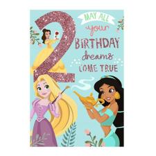 Disney Princess Dreams Come True 2nd Birthday Card