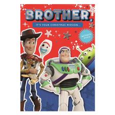 Brother Disney Toy Story Christmas Card