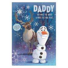 Daddy Olaf & Sven Disney Frozen Christmas Card