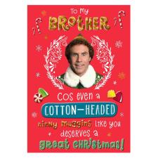 Brother Elf Christmas Card