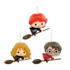 Harry Potter Trio, Harry, Ron & Hermione Hanging Resin Figure