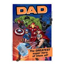 Dad Marvel Avengers Father's Day Card