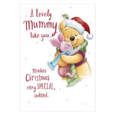 Lovely Mummy Winnie the Pooh Christmas Card