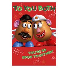 To You Both Disney Toy Story Mr & Mrs Potato Head Christmas Card