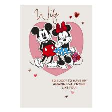 Wife Disney Mickey & Minnie Mouse Valentine's Day Card