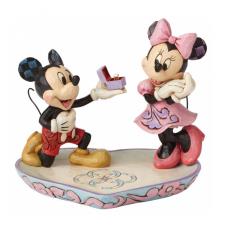 A Magical Moment Mickey Proposing to Minnie Mouse Figurine