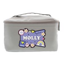 Personalised Good Vibes Grey Make Up Wash Bag