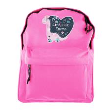 Personalised Pink Dinosaur Backpack