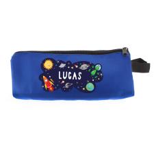 Personalised Space Blue Pencil Case