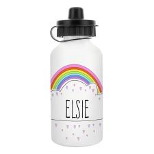 Personalised Rainbow 400ml Drinks Bottle