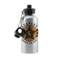 Personalised Pilot Badge Design Silver Drinks Bottle