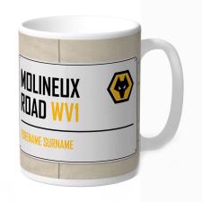 Personalised Wolverhampton Wanderers Street Sign Mug