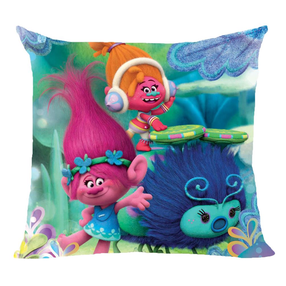 Trolls Square Pillow Cushion (0700371042981) - Character Brands