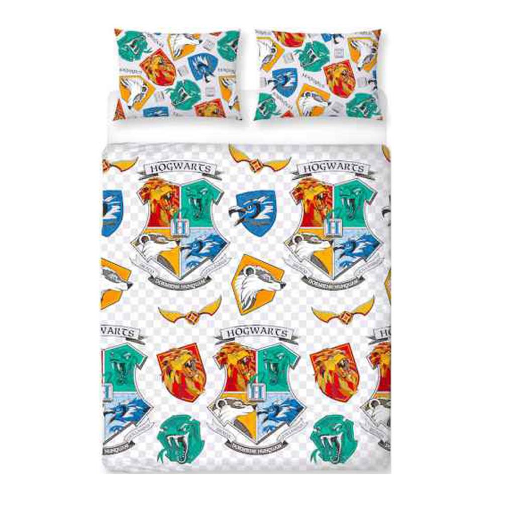 Harry Potter Reversible Double Duvet Bedding Set (11103) - Character Brands