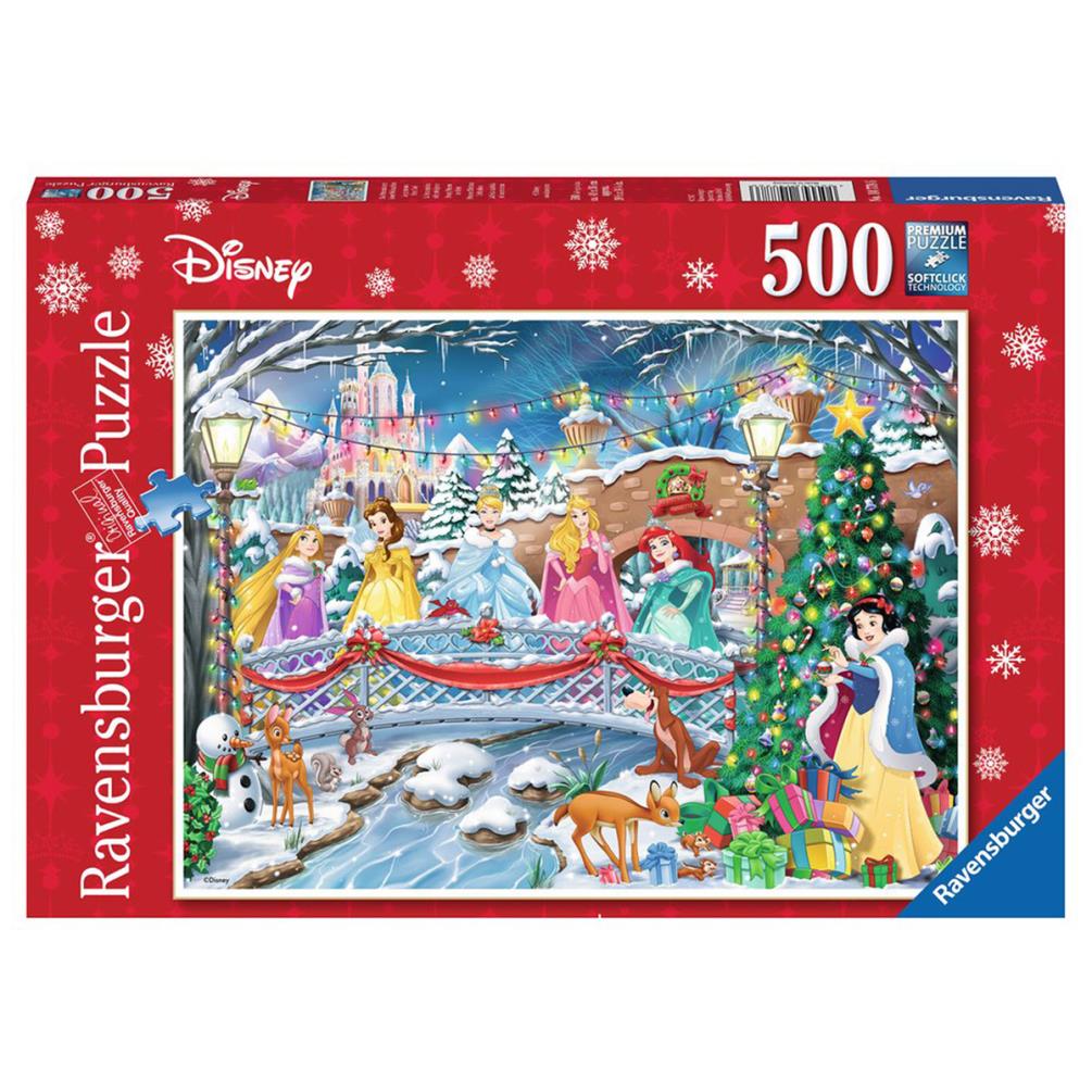 Jigsaw Puzzles Ravensburger Disney Princess Christmas Celebrations 500pc Jigsaw Puzzle Toys Games