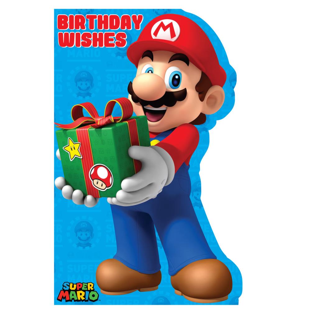 Mario Birthday Cards Printable