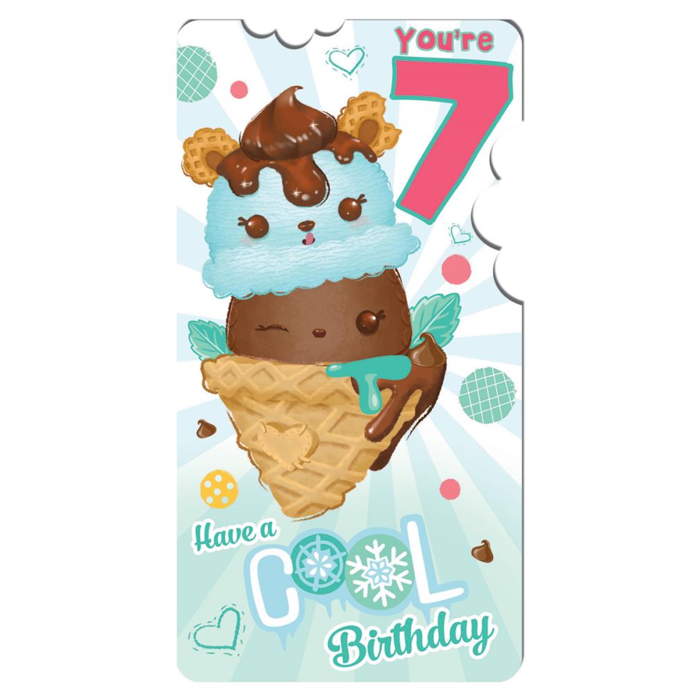 You're 7 Num Noms Birthday Card (248364) - Character Brands