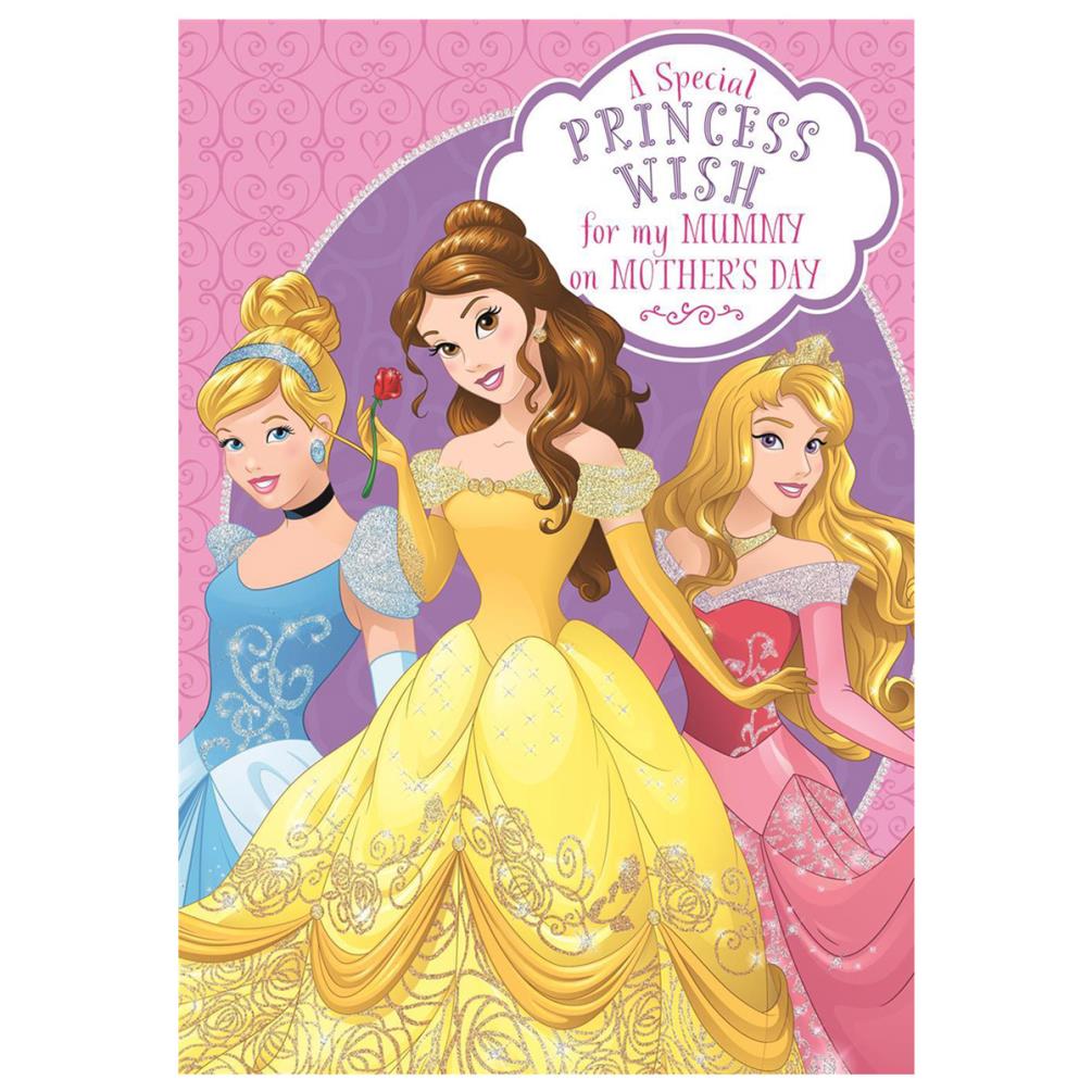 Mummy Wish Disney Princess Mother's Day Card (25459816) - Character Brands