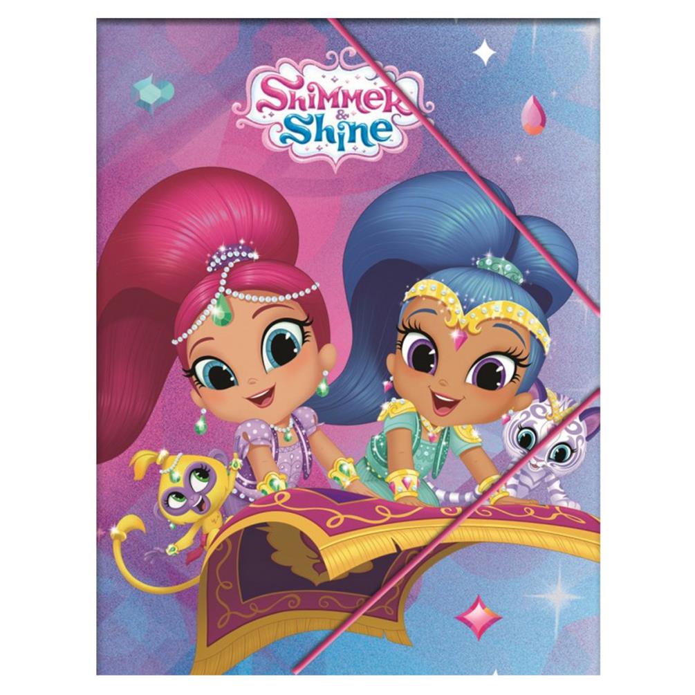 Shimmer & Shine Plastic A4 Elasto Folder (334-45515) - Character Brands