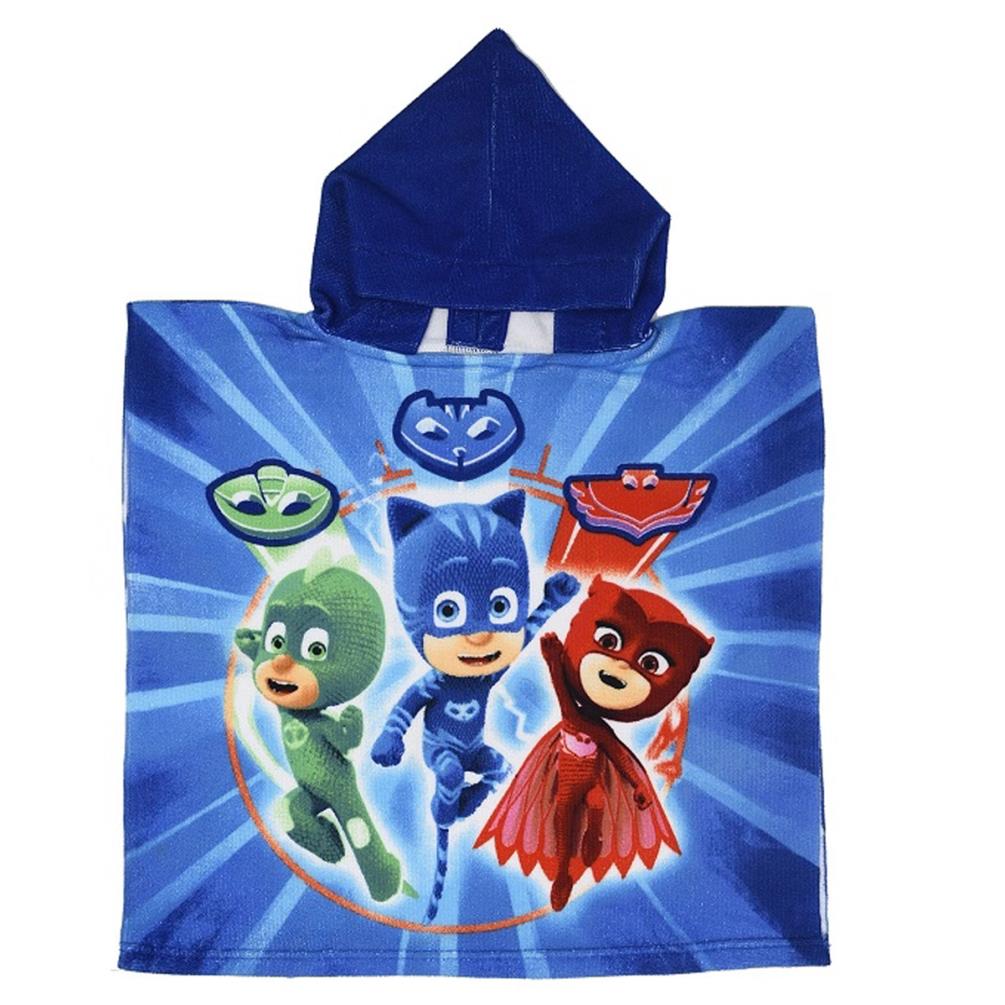 PJ Masks Time To Be A Hero Hooded Towel Poncho (5204679149489-1 