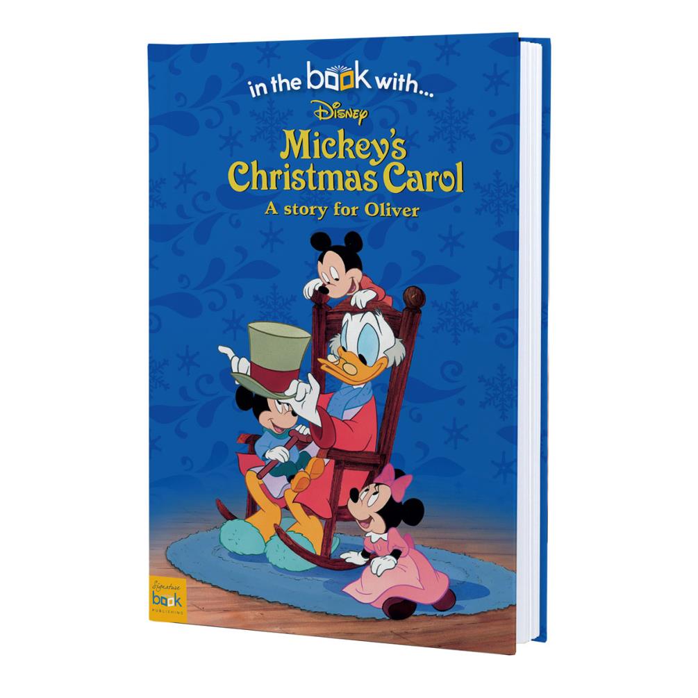 Personalised Disney Mickey’s Christmas Carol Hardback Story Book ...