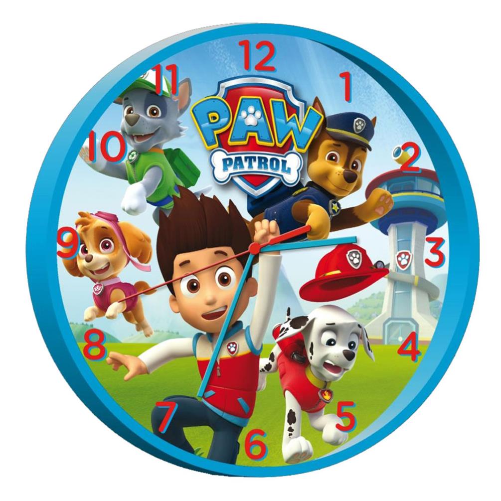 grill Konsekvent forkæle Paw Patrol Wall Clock (8435333846674) - Character Brands
