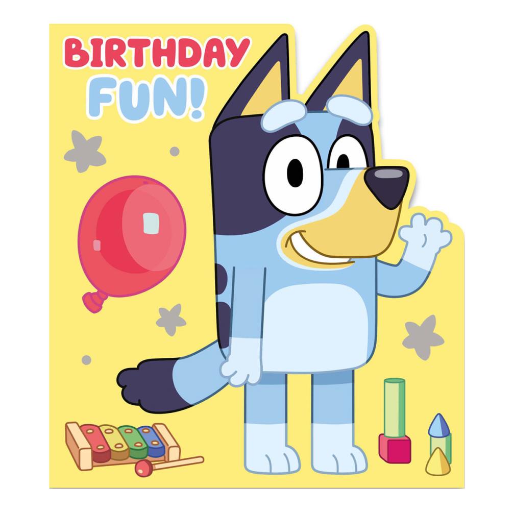 Birthday Fun Bluey Birthday Card (BL002) - Character Brands