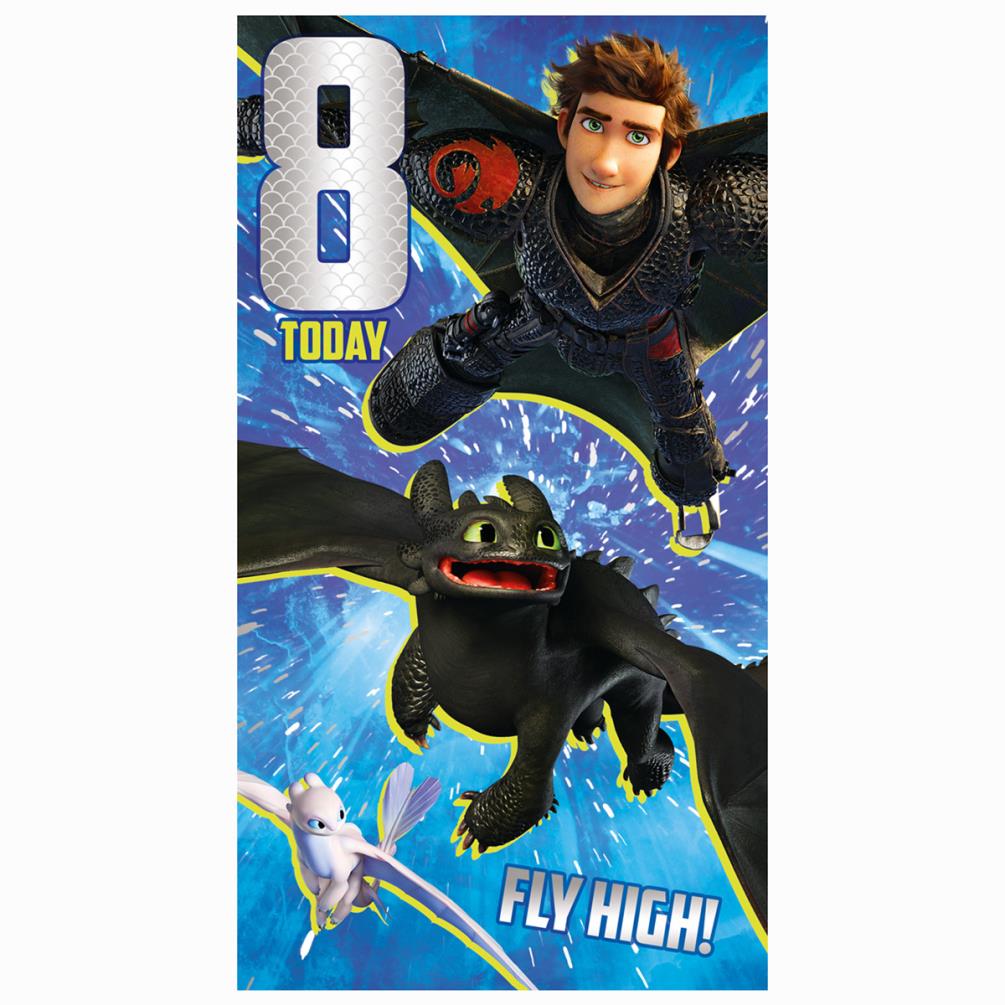 8 Today How to Train your Dragon 8th Birthday Card (DG014