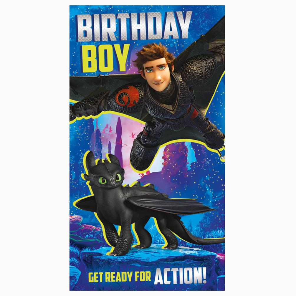 How to Train your Dragon Birthday Boy Card (DG020