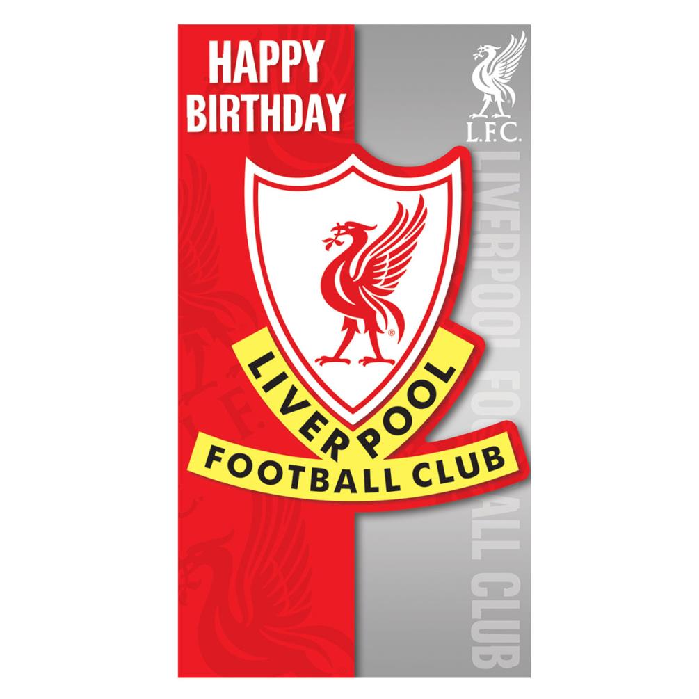 Liverpool FC Club Crest Birthday Card (LP047-2) - Character Brands