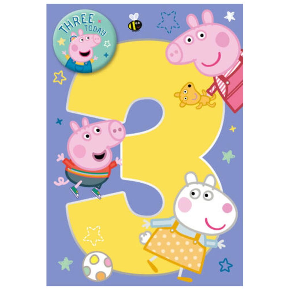 Peppa Pig 3rd Birthday SVG