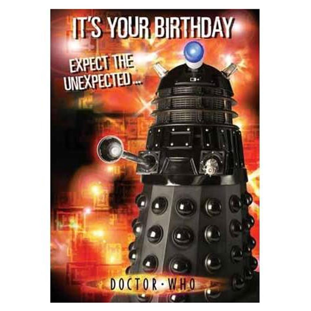 Doctor Who Birthday Card