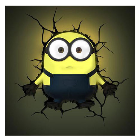 Minion 3d shop deco light