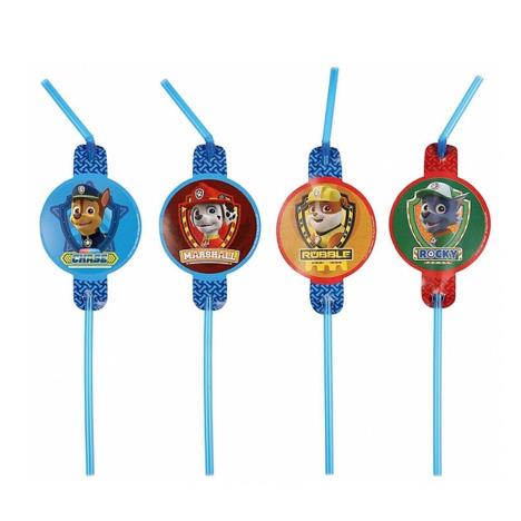 Paw Patrol Straws Pack of 8  £1.99