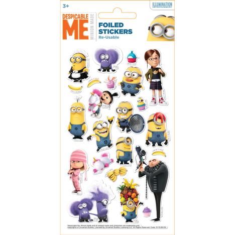 Despicable Me Minions Re-Usable Foiled Sticker Pack  £1.25