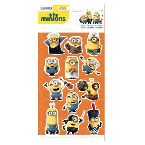 Minions Fun Foiled Re-Usable Sticker Pack  £1.25
