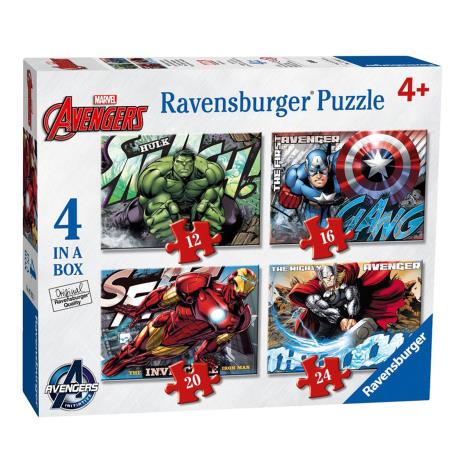 4 in a Box Marvel Avengers Jigsaw Puzzles   £6.49