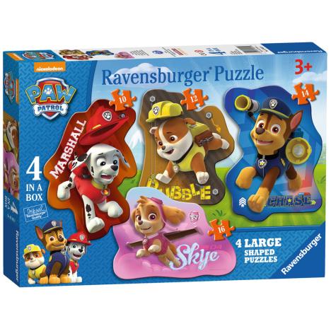 4 in a Box Paw Patrol Large Shaped Puzzles (07032) - Character Brands