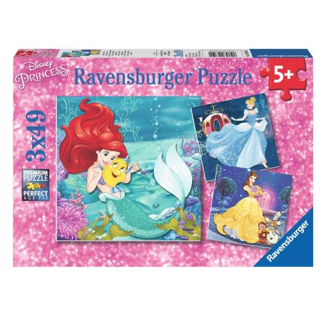 Disney Princess 3 x 49 pc Jigsaw Puzzles   £7.99