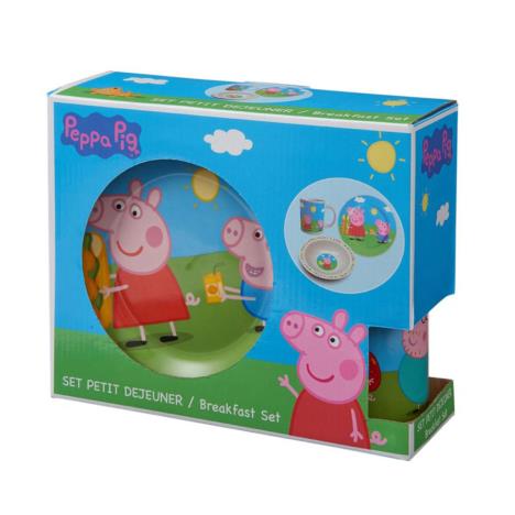 Peppa Pig 3 Piece Ceramic Breakfast Set  £10.99