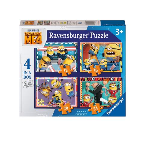 Despicable Me 4 Jigsaw Puzzles 4 in a Box   £6.99