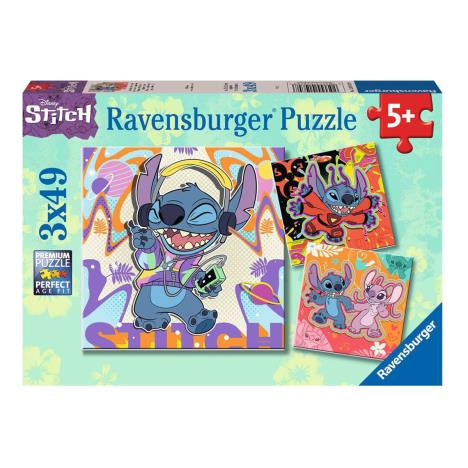 Disney Stitch 3 x 49pc Jigsaw Puzzles   £6.99