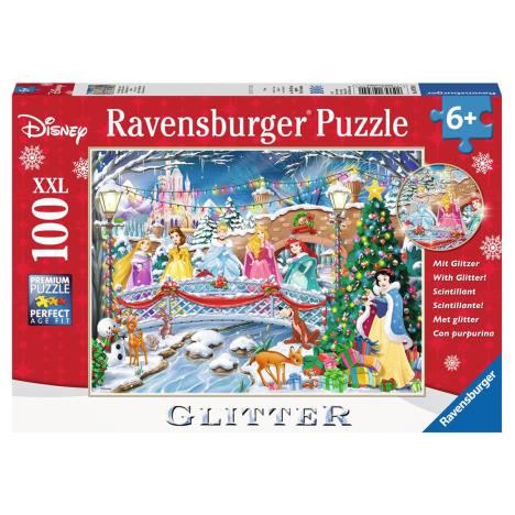 Disney Princess Glitter Christmas XXL 100pc Jigsaw Puzzle  £10.49