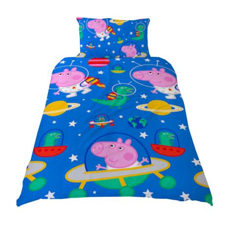 Peppa Pig Planets Reversible Single Duvet Cover Bedding Set  £17.99