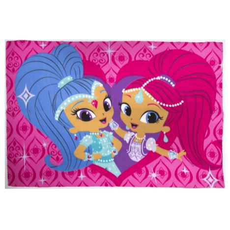 Shimmer & Shine Bright Pink Fleece Blanket  £4.99